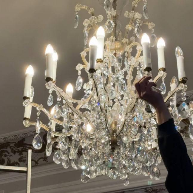 csillárok tisztítása