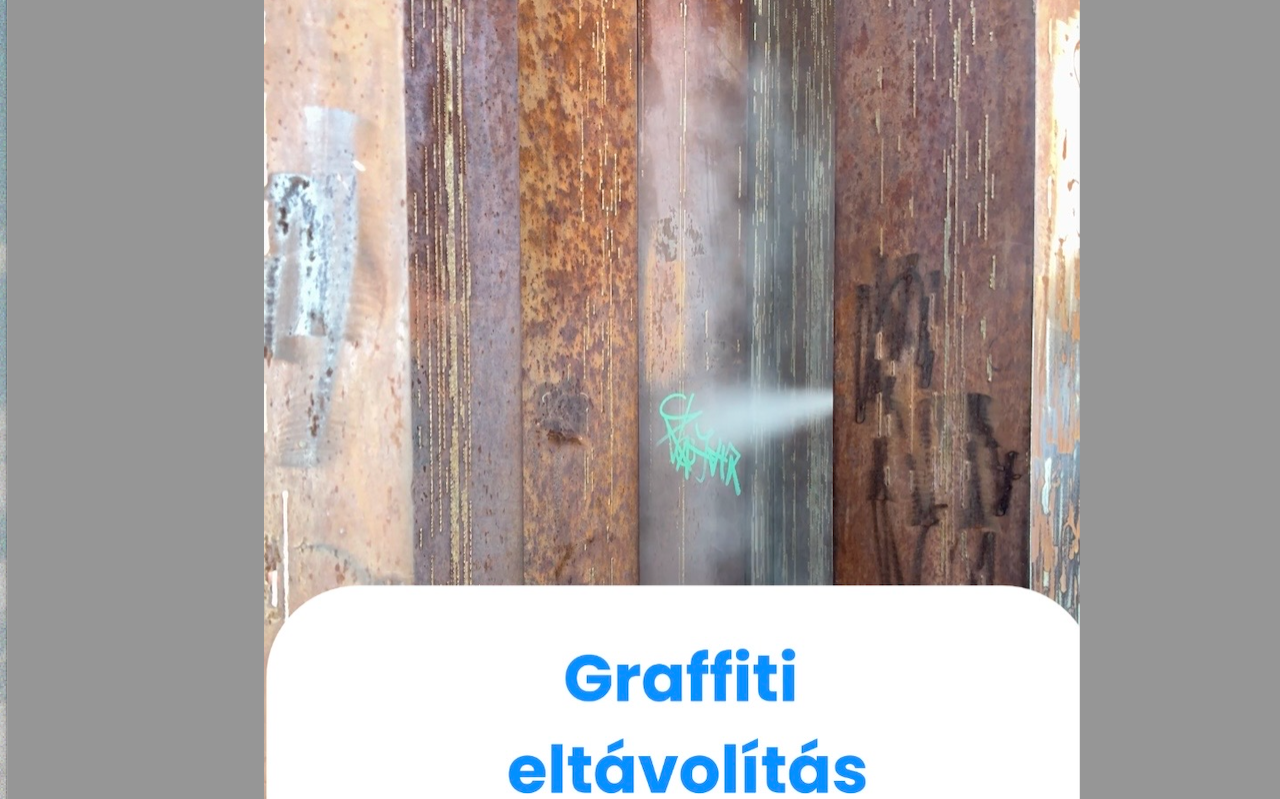 video-pic-Graffiti eltávolítás szemcseszórással